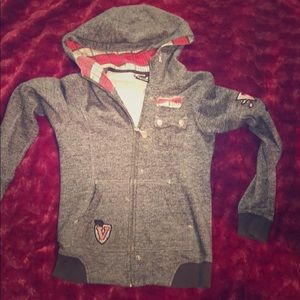 Big Girls Volcom zip up hoodie #188